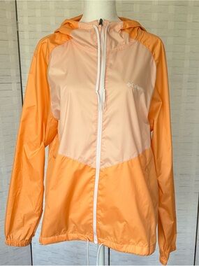 Columbia Flash Forward Orange Peach Lightweight Windbreaker